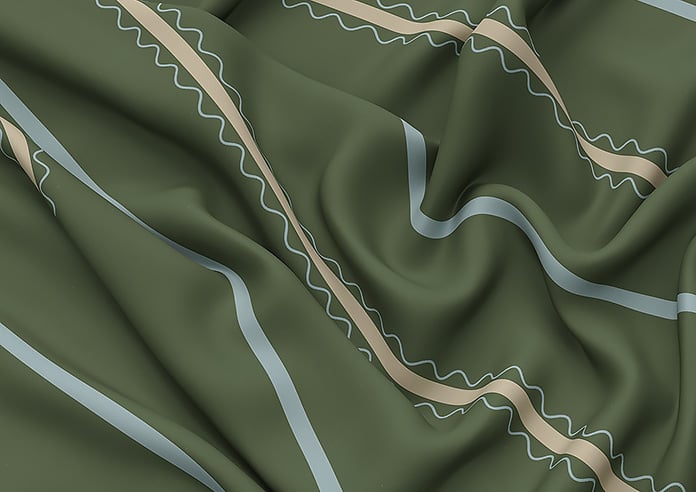 The British Stripe Co. Alfred, Chilterns No.1 - Roman Blind - Image 4